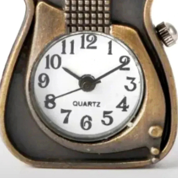 Guitar Pocket Watch Jewelry Small Size..NWT.. - Picture 6 of 6
